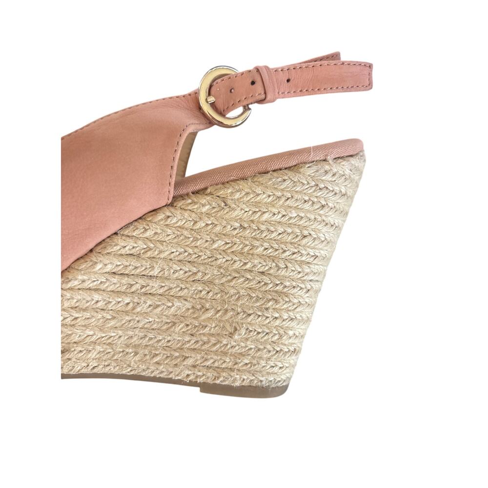 NINE WEST Foreveryung Espadrille Peep-Toe Sling Back Wedge Sandals-Size 11